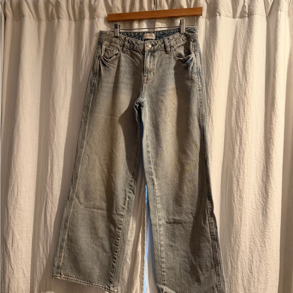 Preowned PacSun Casey Light Blue Low Rise Baggy Jeans